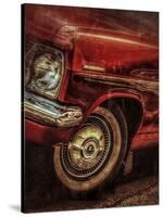 Vintage Retro American Car-David Challinor-Stretched Canvas