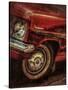 Vintage Retro American Car-David Challinor-Stretched Canvas