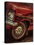 Vintage Retro American Car-David Challinor-Stretched Canvas