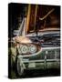 Vintage Retro American Car-David Challinor-Stretched Canvas