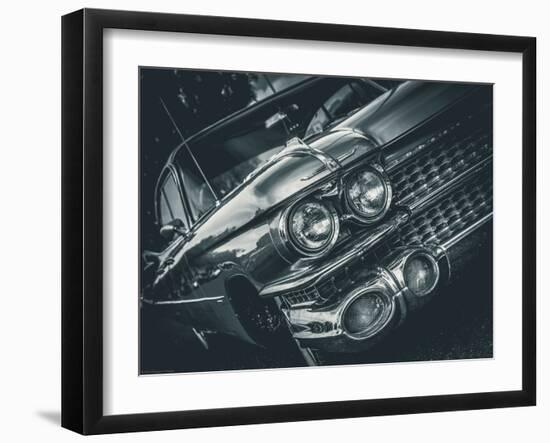 Vintage Retro American Car-David Challinor-Framed Photographic Print