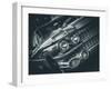 Vintage Retro American Car-David Challinor-Framed Photographic Print