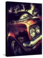 Vintage Retro American Car-David Challinor-Stretched Canvas