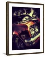 Vintage Retro American Car-David Challinor-Framed Photographic Print