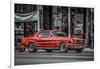 Vintage Retro American Car-David Challinor-Framed Photographic Print