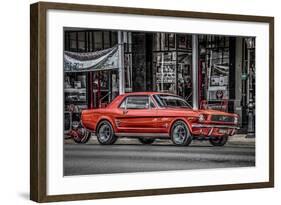 Vintage Retro American Car-David Challinor-Framed Photographic Print