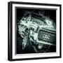 Vintage Retro American Car-David Challinor-Framed Photographic Print