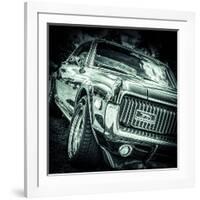 Vintage Retro American Car-David Challinor-Framed Photographic Print