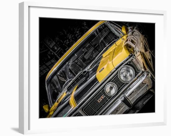 Vintage Retro American Car-David Challinor-Framed Photographic Print