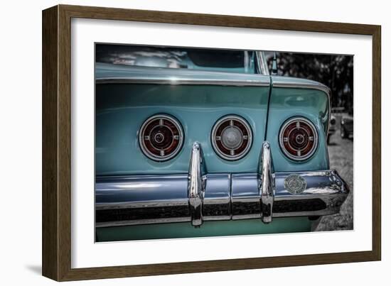 Vintage Retro American Car-David Challinor-Framed Photographic Print