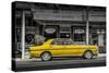 Vintage Retro American Car-David Challinor-Stretched Canvas