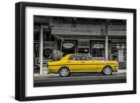 Vintage Retro American Car-David Challinor-Framed Photographic Print