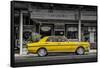 Vintage Retro American Car-David Challinor-Framed Stretched Canvas