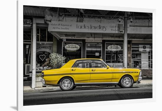 Vintage Retro American Car-David Challinor-Framed Photographic Print