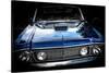 Vintage Retro American Car-David Challinor-Stretched Canvas