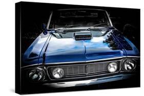 Vintage Retro American Car-David Challinor-Stretched Canvas