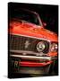 Vintage Retro American Car-David Challinor-Stretched Canvas