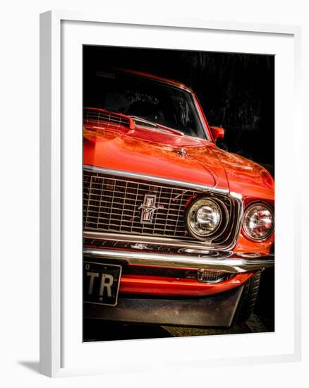 Vintage Retro American Car-David Challinor-Framed Photographic Print