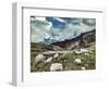 Vintage Retro Effect Filtered Hipster Style Travel Image of Mountain Landscape in Himalayas. Kullu-f9photos-Framed Photographic Print