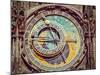 Vintage Retro Hipster Style Travel Image of Astronomical Clock on Town Hall. Prague, Czech Republic-f9photos-Mounted Photographic Print