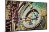 Vintage Retro Hipster Style Travel Image of Astronomical Clock on Town Hall. Prague, Czech Republic-f9photos-Mounted Photographic Print