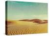 Vintage Retro Hipster Style Travel Image of Dunes of Thar Desert. Sam Sand Dunes, Rajasthan, India-f9photos-Stretched Canvas