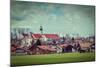 Vintage Retro Hipster Style Travel Image of German Countryside and Village. Bavaria, Germany-f9photos-Mounted Photographic Print