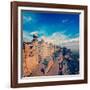 Vintage Retro Hipster Style Travel Image of India Tourist Attraction - Mughal Architecture - Gwalio-f9photos-Framed Photographic Print