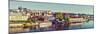 Vintage Retro Hipster Style Travel Image of Panorama of Historic Center of Prague:  Gradchany (Prag-f9photos-Mounted Photographic Print