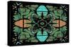 Vintage Retro Kaleidoscope Flower-Steve18-Stretched Canvas