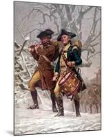 Vintage Revolutionary War Print of American Minutemen-Stocktrek Images-Mounted Photographic Print