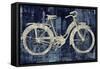 Vintage Ride In Blue-Amanda Wade-Framed Stretched Canvas