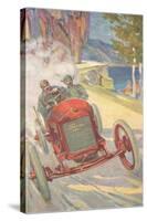 Vintage Road Racing-null-Stretched Canvas