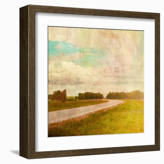 Vintage Road-Anna Polanski-Framed Art Print