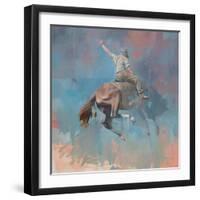 Vintage Rodeo-Peter Hawkins-Framed Giclee Print