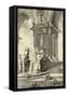 Vintage Roman Ruins IV-Giovanni Piranesi-Framed Stretched Canvas