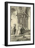 Vintage Roman Ruins IV-Giovanni Piranesi-Framed Art Print