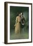 Vintage Romantic Poatcard-null-Framed Giclee Print