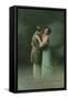 Vintage Romantic Poatcard-null-Framed Stretched Canvas