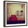 Vintage Room With Wallpaper-khorzhevska-Framed Premium Giclee Print