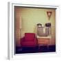 Vintage Room With Wallpaper-khorzhevska-Framed Premium Giclee Print