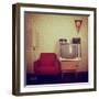 Vintage Room With Wallpaper-khorzhevska-Framed Art Print