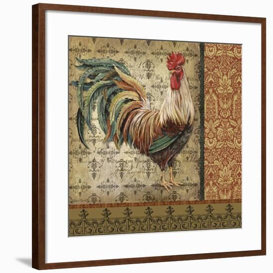 Vintage Rooster-A-Jean Plout-Framed Giclee Print