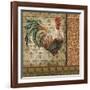 Vintage Rooster-A-Jean Plout-Framed Giclee Print