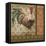 Vintage Rooster-A-Jean Plout-Framed Stretched Canvas