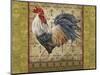 Vintage Rooster-Rectangular Platte--Jean Plout-Mounted Giclee Print