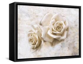 Vintage Rose 4-Jai Johnson-Framed Stretched Canvas