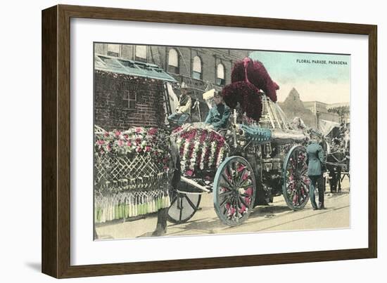 Vintage Rose Parade, Pasadena, California-null-Framed Art Print