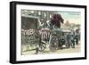 Vintage Rose Parade, Pasadena, California-null-Framed Art Print