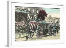 Vintage Rose Parade, Pasadena, California-null-Framed Art Print